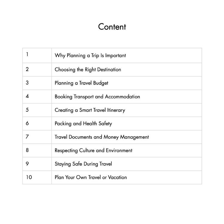 How to Plan a Travel/Vacation - Image 2